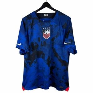 Mens Nike Dri Fit Team USA United States Home Soccer Futbol Jersey Size XL